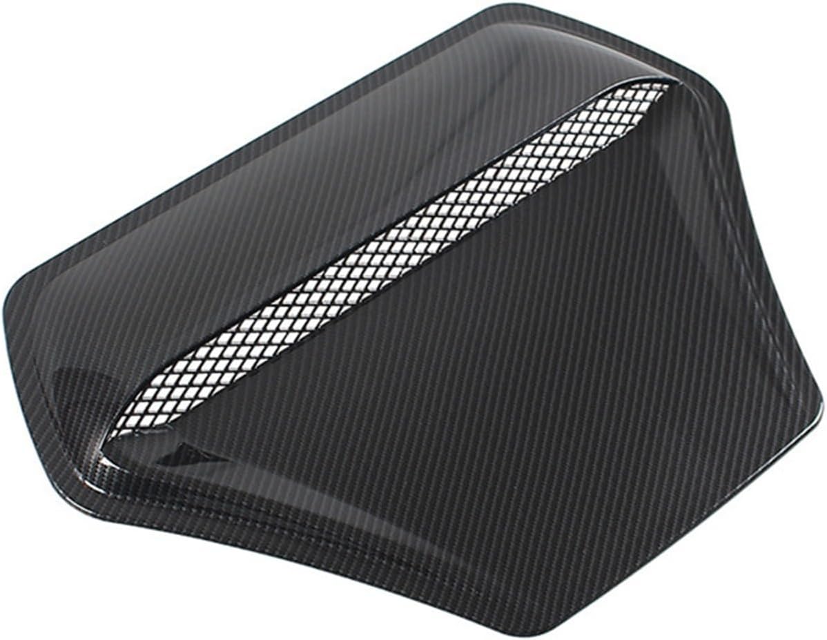 Type R Style Car Front Hood Scoop Decorative Cover Compatible with Honda Civic BMW F30 G30 E92 Land Rrover Defender Ford Ranger WErangle(Carbon Look)