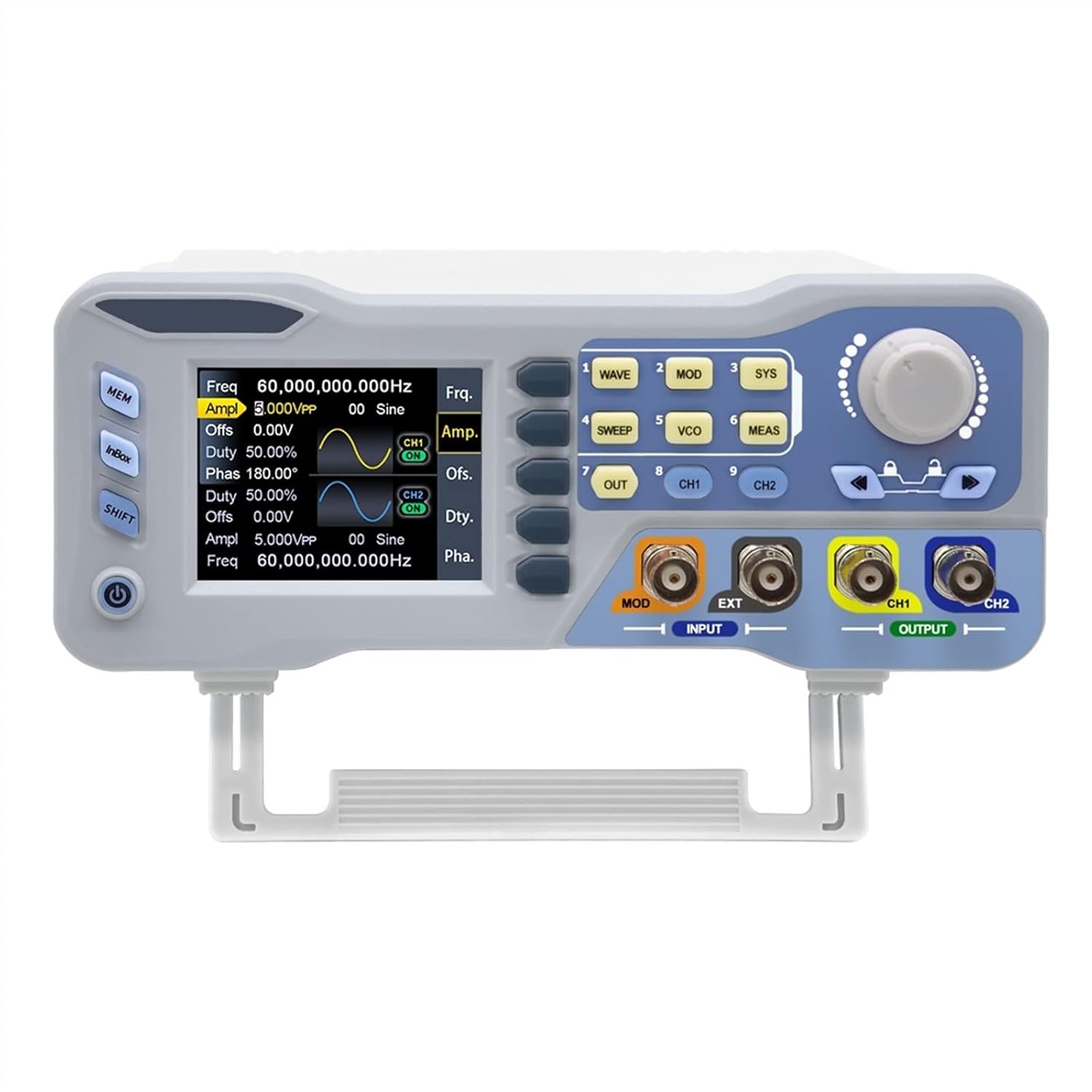 Function Signal Generator Arbitrary Waveform Generator Dual Channel Signal Source 275MS/s 14bits Frequency Meter 80Mhz