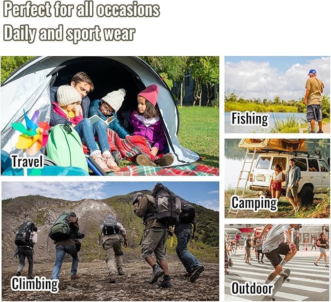 RANKSING Men's Drawstring Cargo Shorts for Work Relaxed Fit Outdoor Multi-Pocket Casual Shorts - Image 5