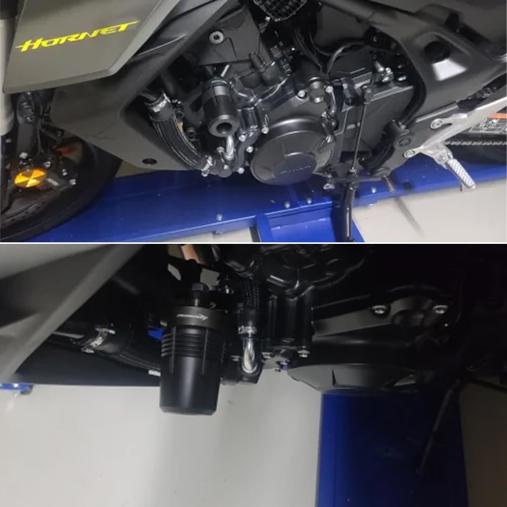 passen für CB 750 CB750 Hornet 2024 CB 1000 CB1000 Hornet SP 2025 CNC Motorrad Rahmen Schieber Crash Protector Pad Fallschutz Hornet 750 1000 sp (Schwarz)