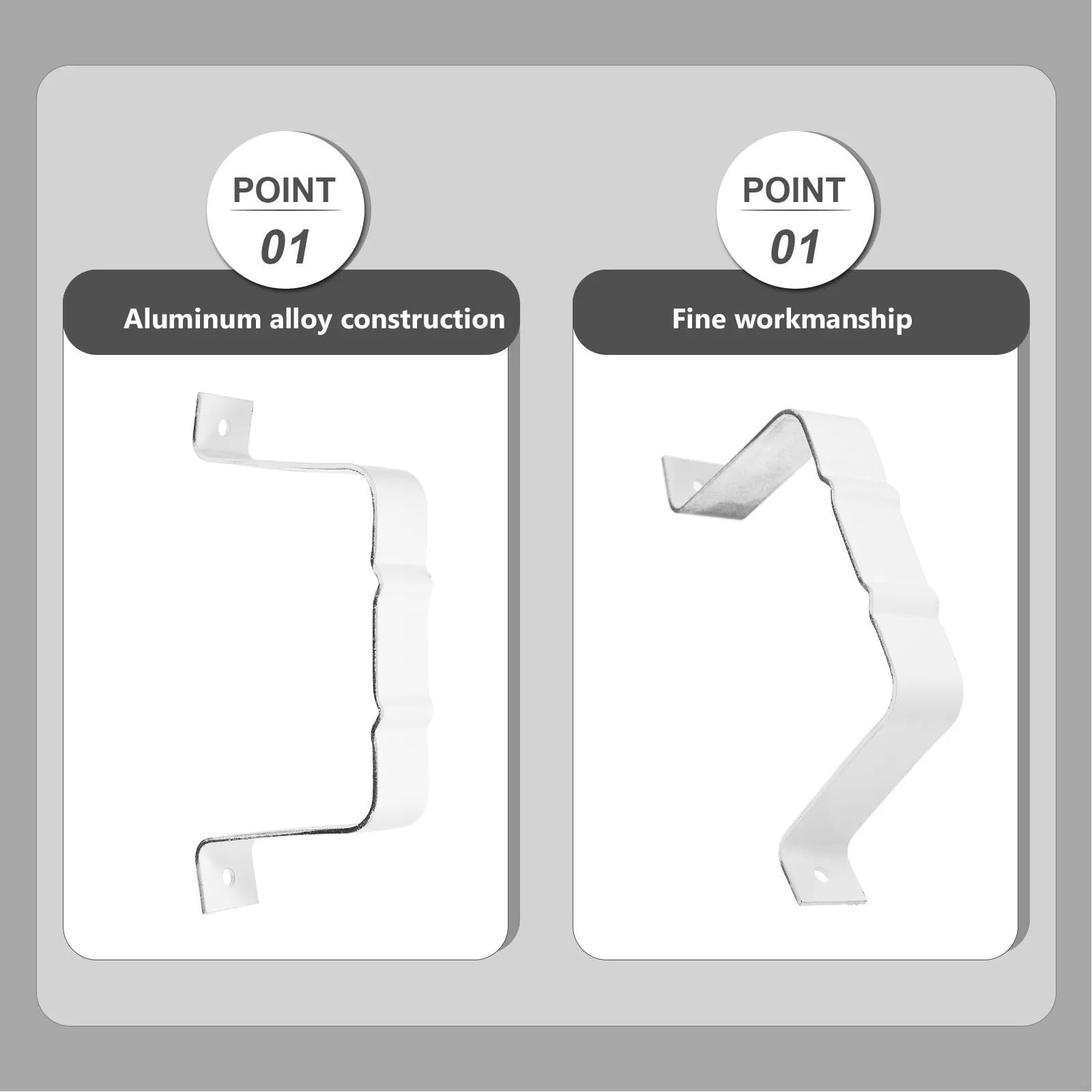 1Set Aluminum Alloy Downspout Adapter