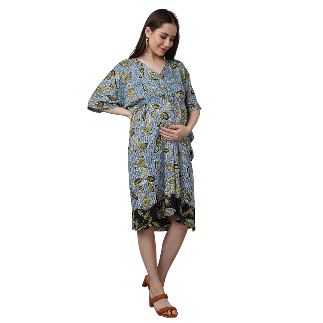 the mom store Womens Maternity Nightwear | Feeding Nightwear | Pre and Post Pregnancy | Cotton | Comfortable-picture-23