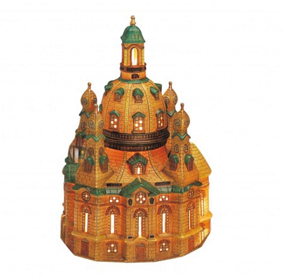 Frauenkirche Dresden Modell Figur Miniatur 36 cm Lichthaus Serie aus Porzellan Wurm