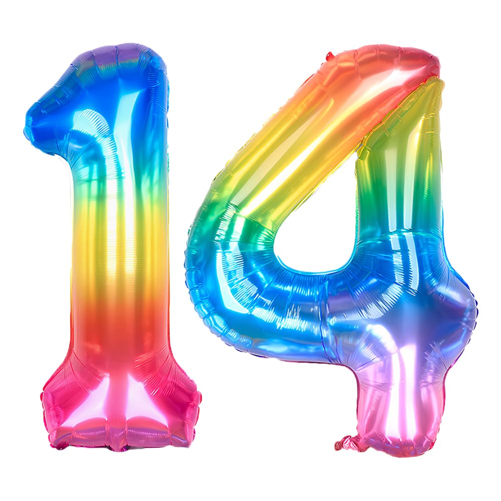 Foil Globo Número 5 Azul 40" (101cm), Inflable Helio o aire, Gigante Numeros 0-9, 10-19, 20-29, 30-100, Grande Globos Decoración para La Boda Aniversario y Cumpleaños Fiestas — view 503