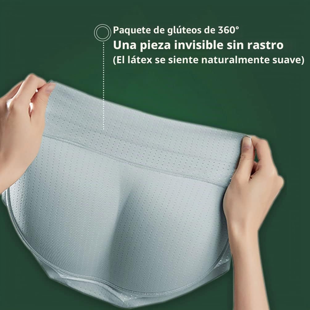 3 bragas push up para mujer, pantuflas acolchadas sin costuras, pushup, levantamiento de glúteos, realzador de cadera, faja moldeadora, bragas para realzar la cadera