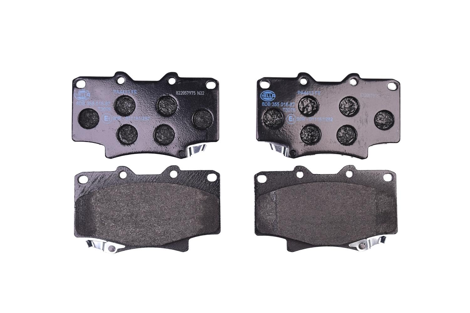 HELLA 8DB 355 016-871 BRAKE PAD SET DISC BRAKE Front
