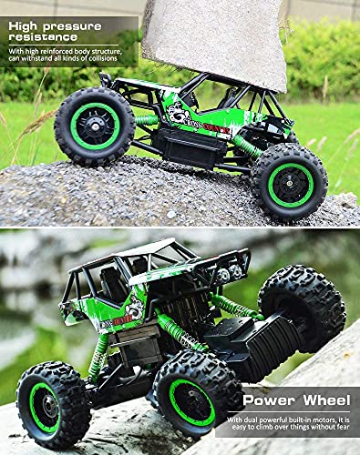 Double E 1:12 Remote Control Car Monster Trucks With Head Lights 4Wd Off All Terrain Rc Car Rechargeable Vehicles #TOP2