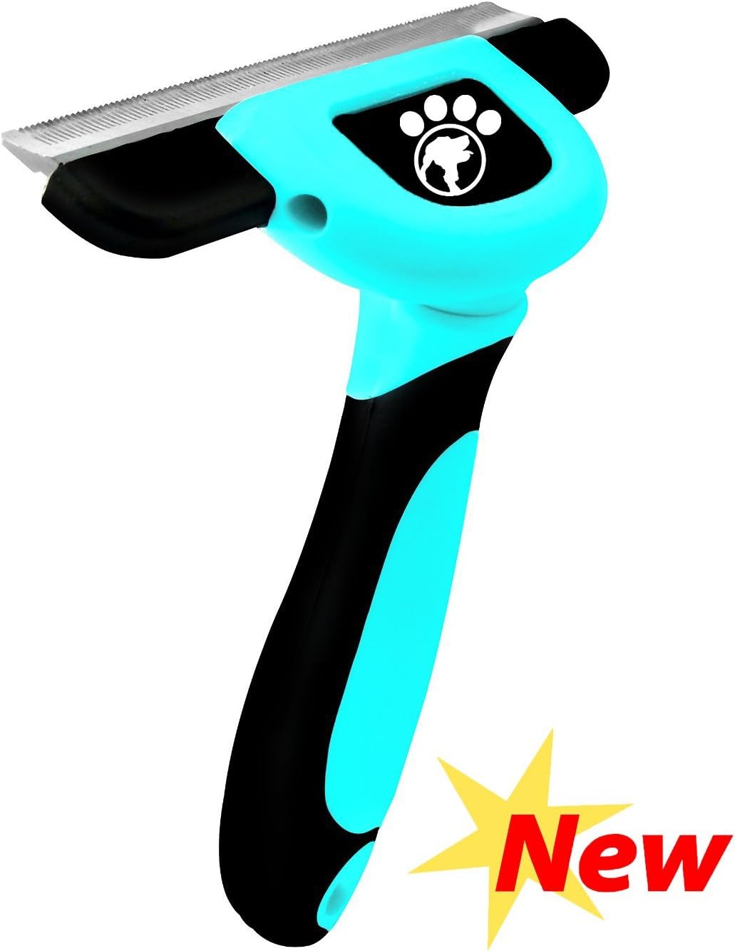 Deshedding Pet Grooming Comb for Dogs and Cats of All Sizes and Hair Length. Reduces Shedding By 90%. Product or Your! by PETTOOL