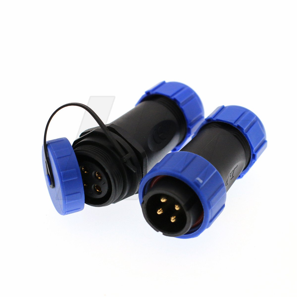 Buy HangTon HE21 4 Pin Waterproof Aviation Connector Cable Plug Male