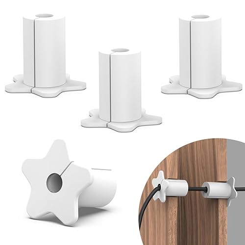 Starlink Cable Grommet for 5/8 Inch Wall Hole,Starlink Wall Grommet,Silicone Wall Cable Grommet for Starlink Ethernet Cable(White,4PCS)