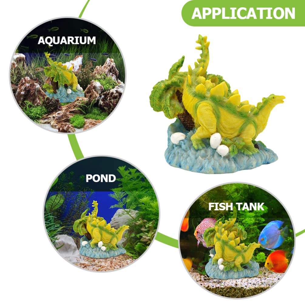 Decoración del Acuario Decoración de Acuario, decoración de dragón for Acuario, Cueva de Peces, escondite, terrario Artesanal, figurita for Acuario, pecera, decoración de jardín