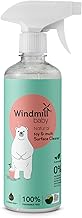 Windmill baby Natural Multi Surface Cleaner Spray, USDA Certified, Fragrance Free, Fumes Free, for toys, feeding chairs, mats, cribs, windows & more - 450ml