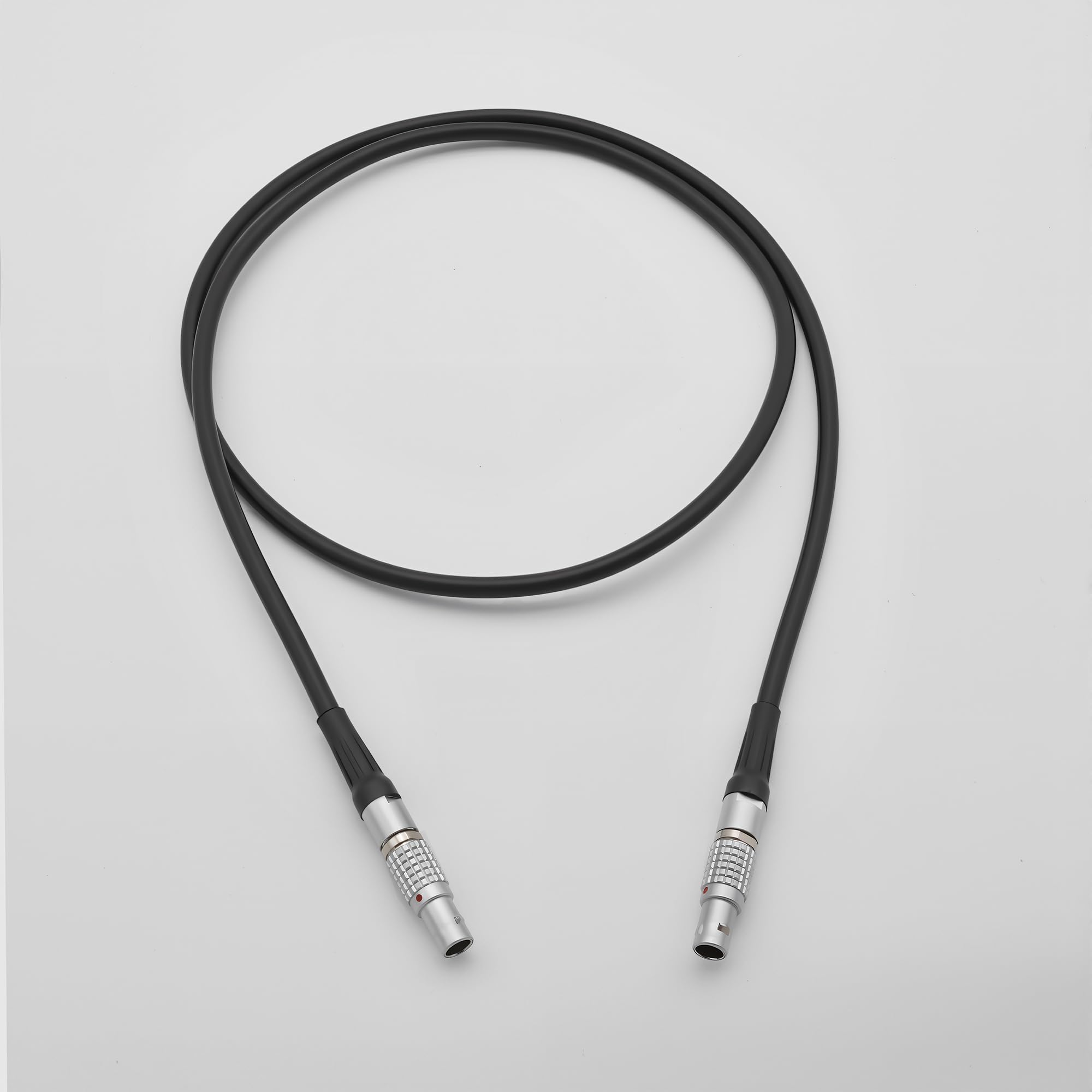 LEMO 0B - Cable de alimentación de 2 pines macho a macho de 2 pines