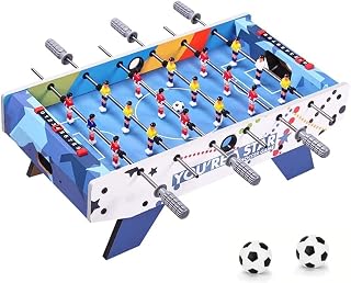 Juegos de mesa y accesorios de futbolín, tamaño mini, divertidos, portátiles, futbolines de fútbol