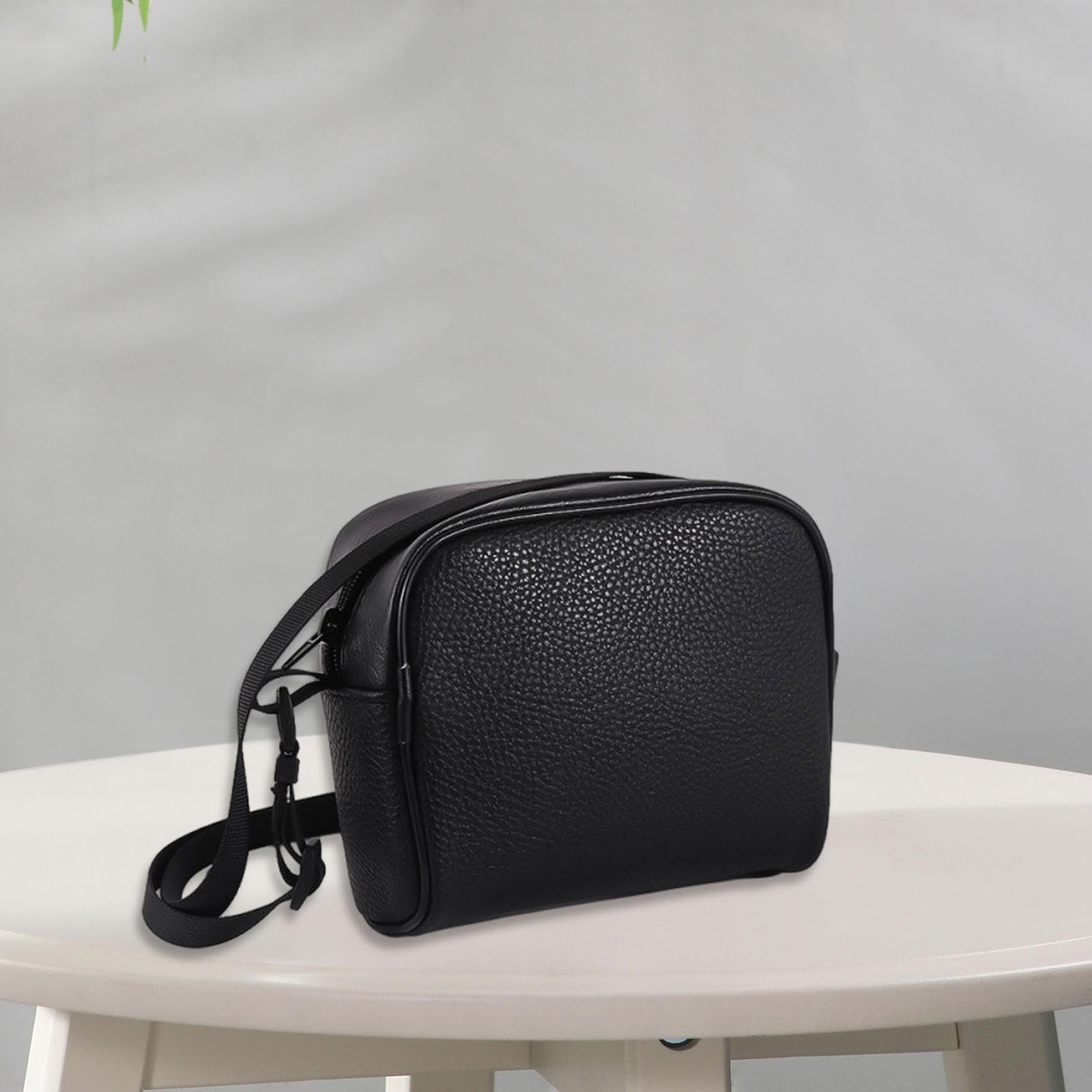 Étui de Rangement pour Jumelles, Accessoire Portable en Cuir PU résistant, Fermeture éclair Fluide, Indispensable pour Les Professionnels.