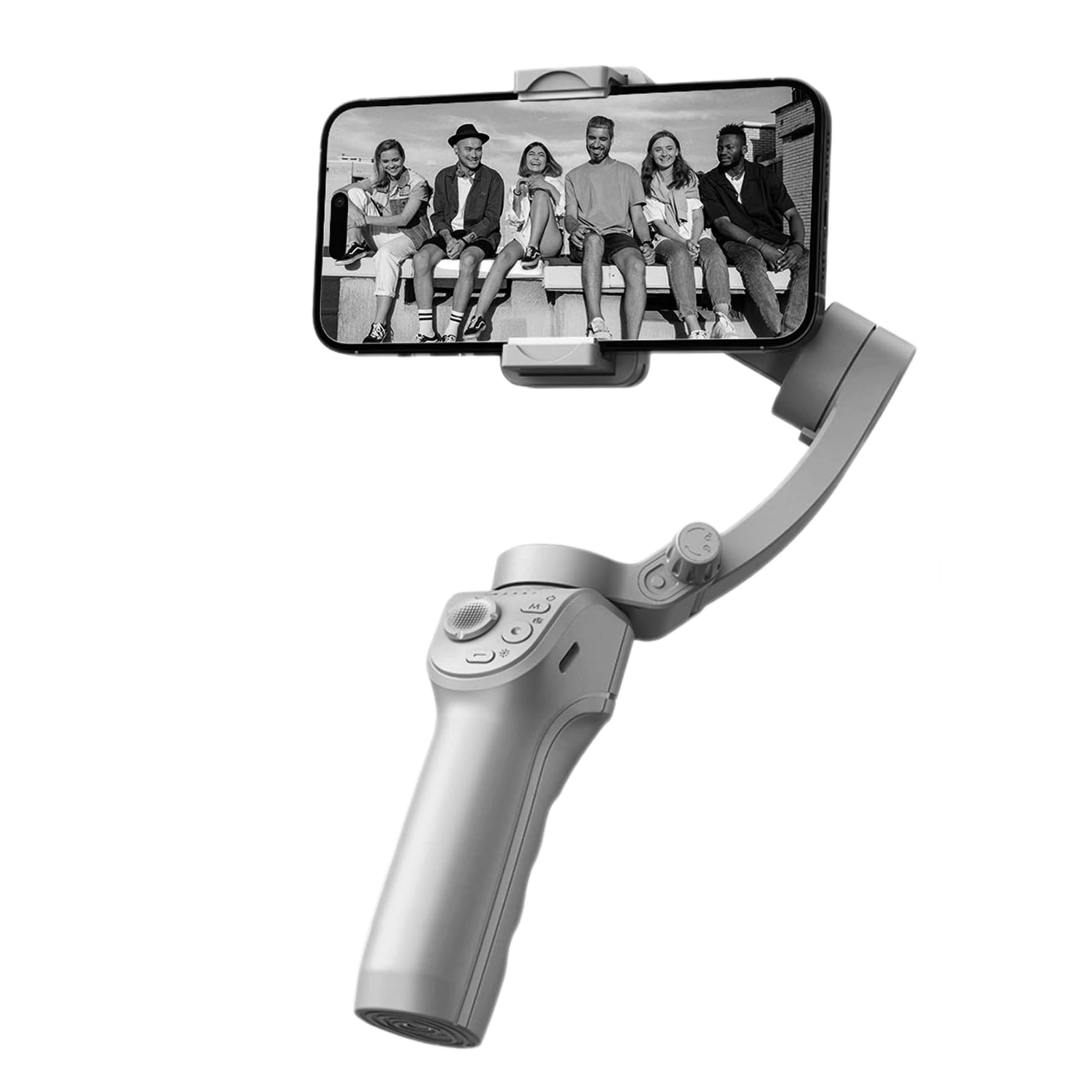Stabilizator Gimbalowy Do Telefonu, Przenośny Składany Stabilizator Z Wbudowanym Statywem, 3-Osiowy Gimbal, Śledzenie Twarzy Lub Obiektu, Światło Wypełniające, 1/4 Cala