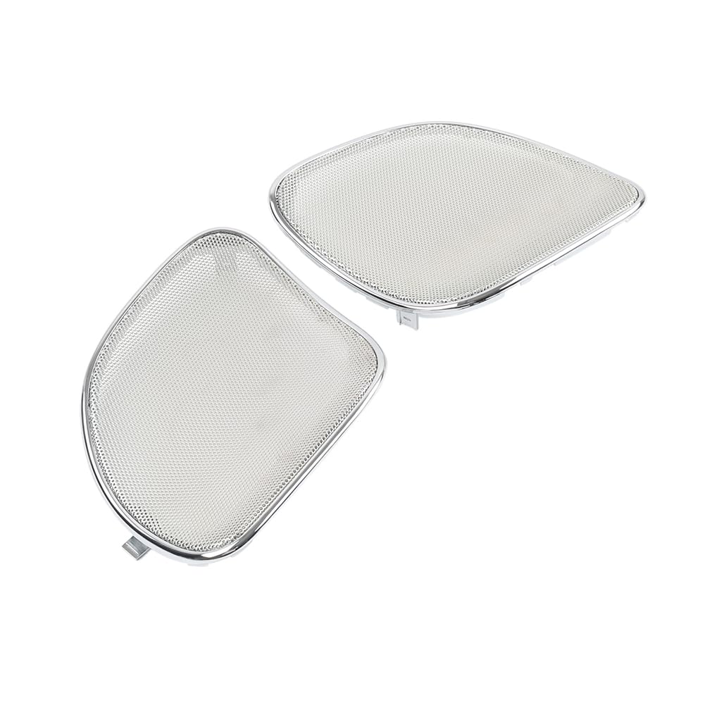 CNxinn10 2 Pcs Metal Inner Mesh + ABS Outer Grille Front Fairing Mesh Covers Speaker Grills XJ52-EC-8S5Z for Harley Davidson Road Glide FLTRX 15-2023