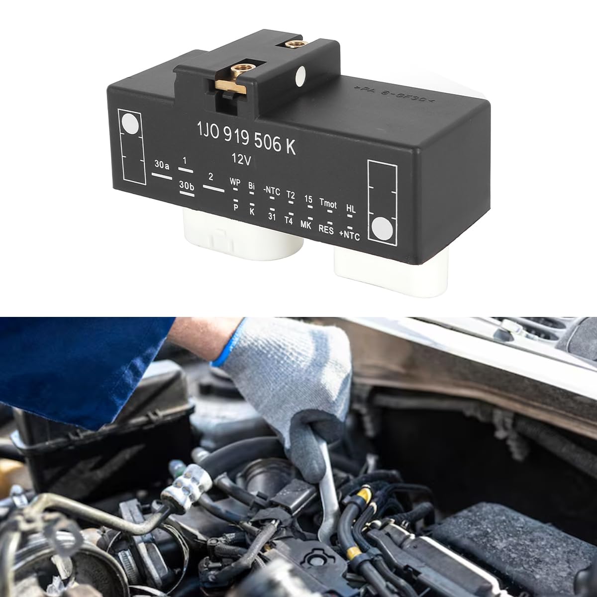 Unità di controllo raffreddamento motore A3 8L TT 8N Golf 4 1J 1J0919506K Modulo ventola radiatore