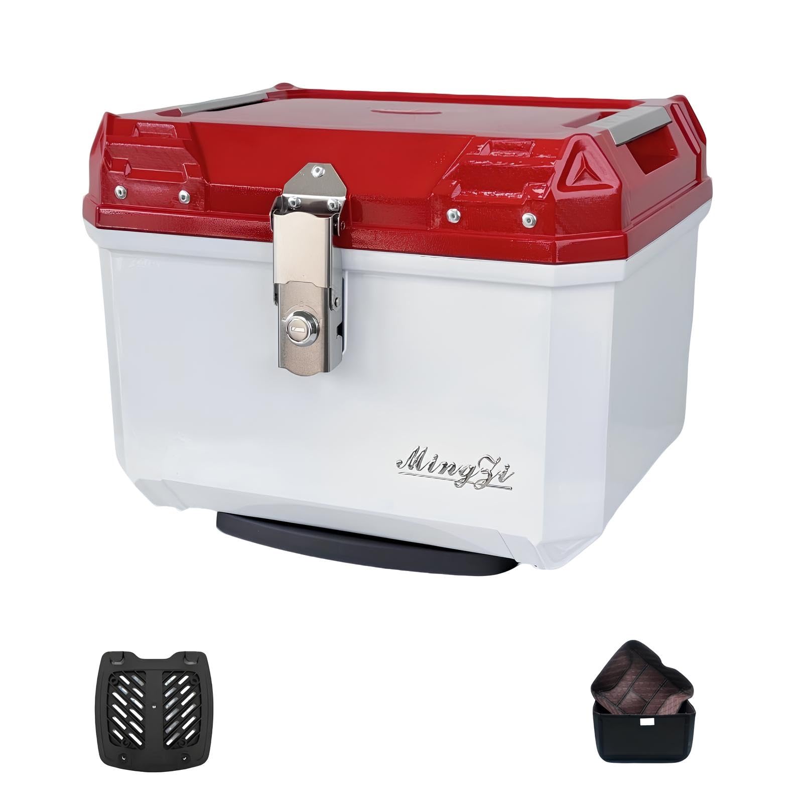 Baúl Moto 45L Impermeable con Cerradura De Seguridad