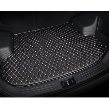 AutoZing® 7D Car Trunk/Boot/Dicky Mat Compatible with BMW X1 PU Leatherette 7 Layer Protection Anti Skid Car Accessories Black - image, photos