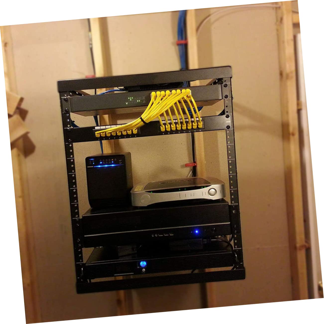 Panneau de Brassage Réseau Non Écran Ports Horizontal Rackmount pour Modules Cat