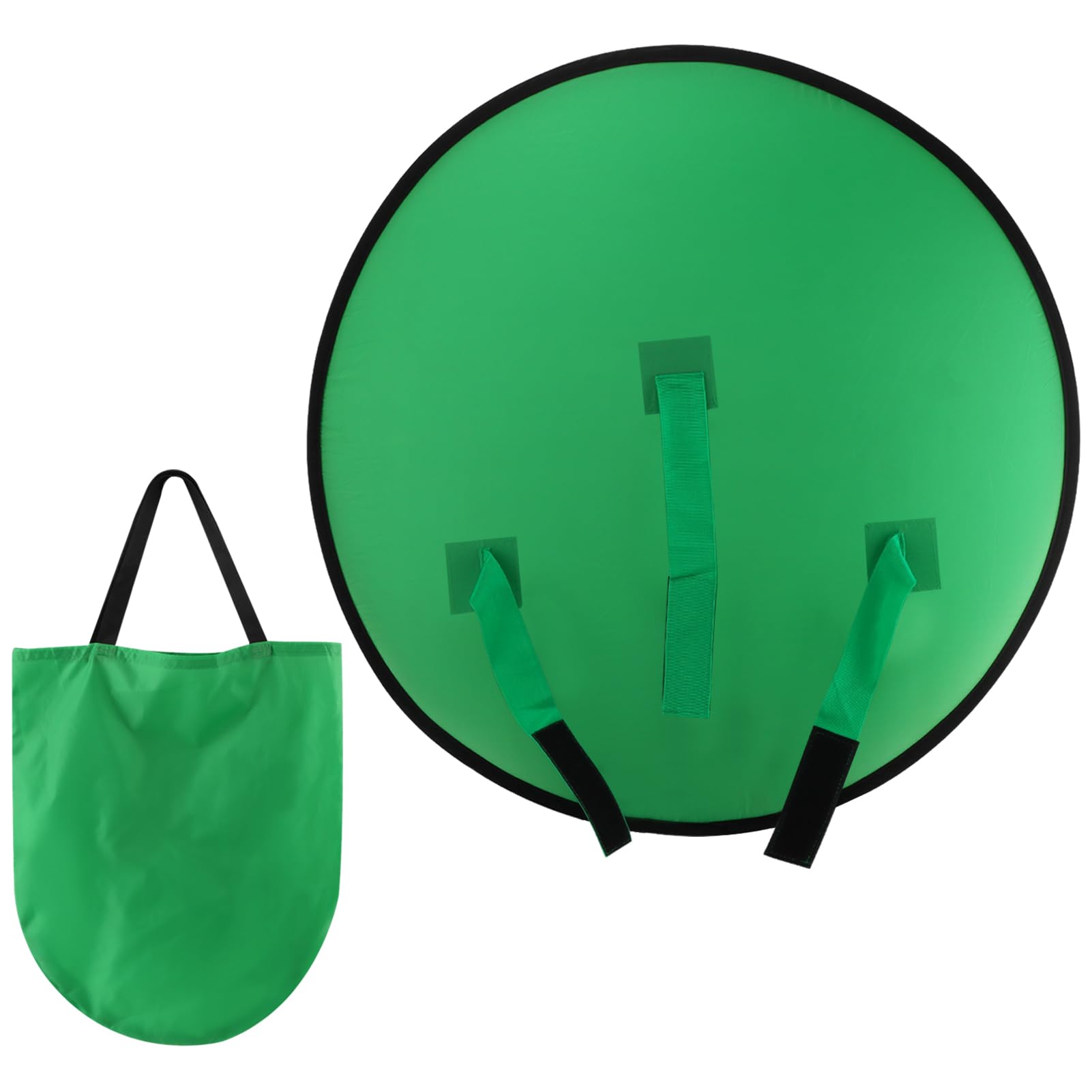 1 PC Green Screen Background, Nylon Background Screen Portable Foldable Backdrop for Live Streaming, Chair Photo Studio Solid (Green, 75cm，only Screen