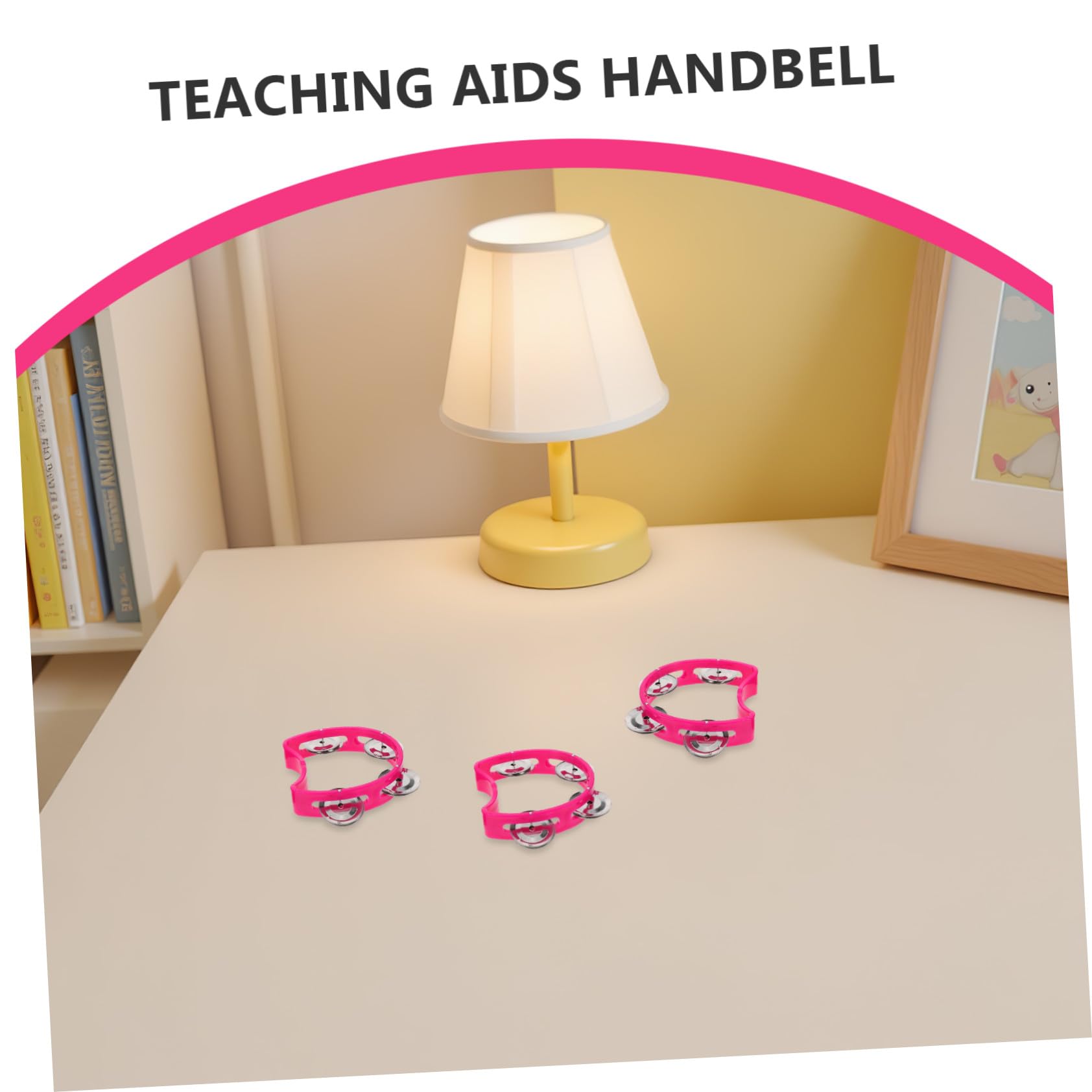 Kunststoff Handglocken Handperkussion für Kinder und Erwachsene | Leichtes 12 Stück Pack, für Frühförderung und Musikstunden, Fördert Rhythmus und Koordination