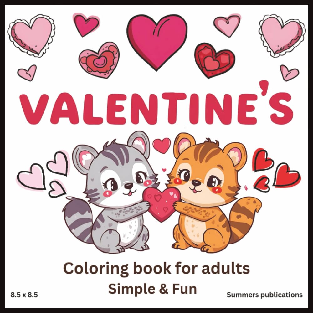 Valentine's: Coloring Book for Adults