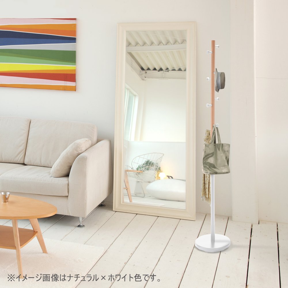美品送料込‼️ TOCOM あずま工芸 ポールハンガー コートハンガー 天然木 □TOCOM あずま工芸 ポールハンガー コートハンガー 天然木