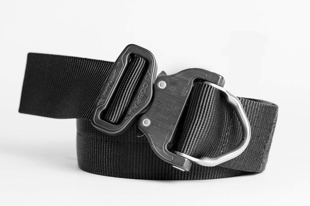 Black Belt 1.75” Buckle w/D-Ring - COBRA Quick Release Buckle