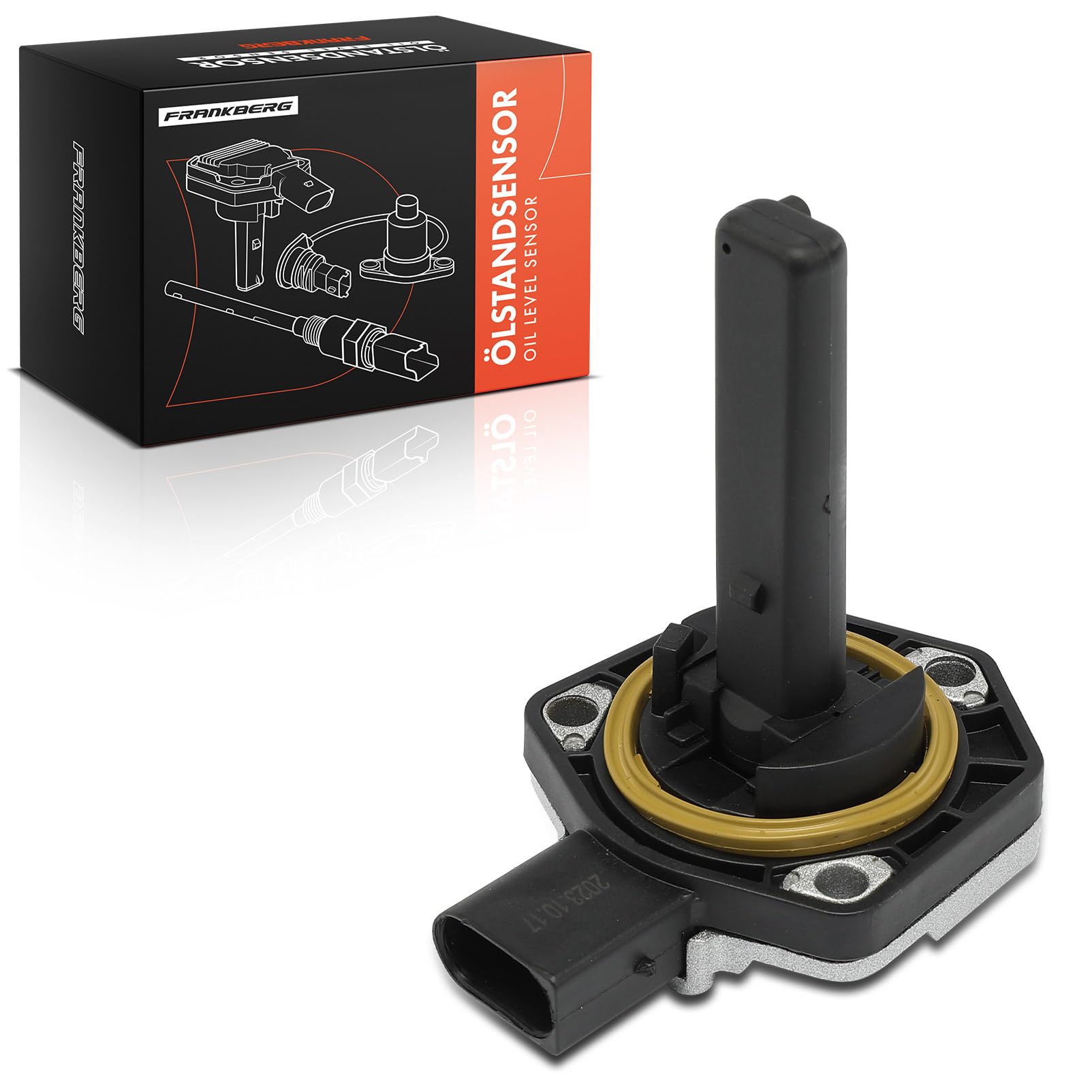 Frankberg Sensore livello olio 3-Poli Compatibile con Serie 1 E81 Serie 3 Compact E46 X1 E84 Serie 3 E46 Serie 1 E87 Replace# 12617501786
