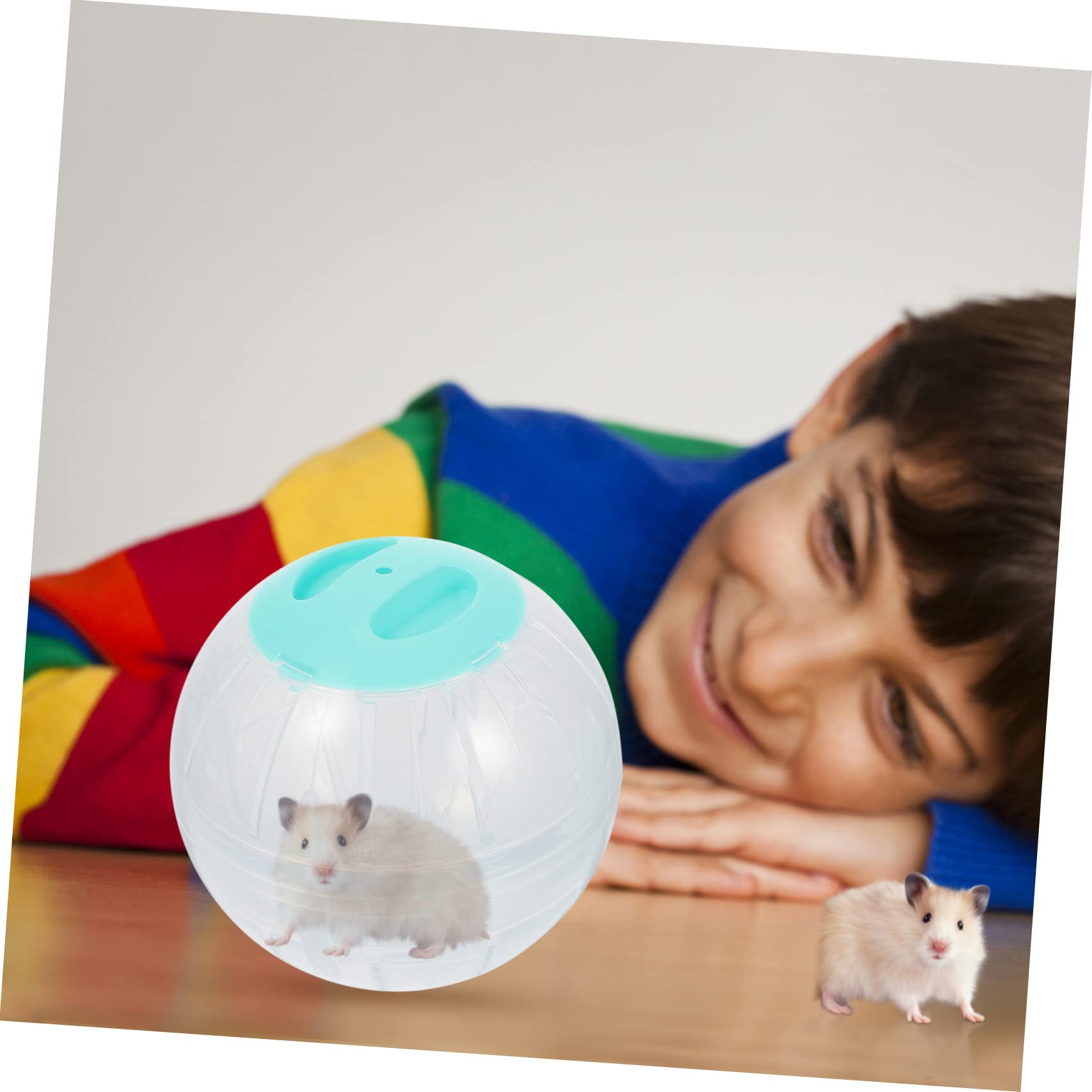 4stücke Hamster Übungsbälle Für Kleine Tiere Transparente Laufräder Für Hamster Und Kleine Nager Fördert Bewegung Und Spiel Langeweile Und Stress