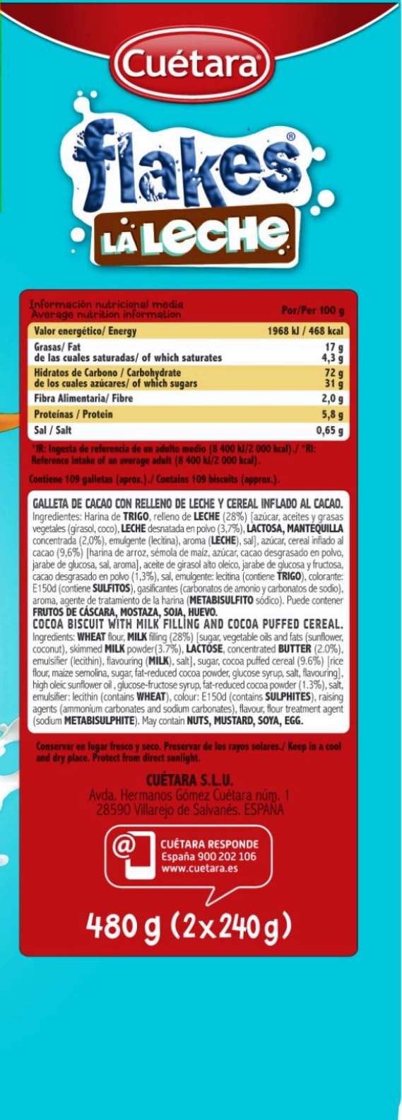 Flakes La Leche 480g