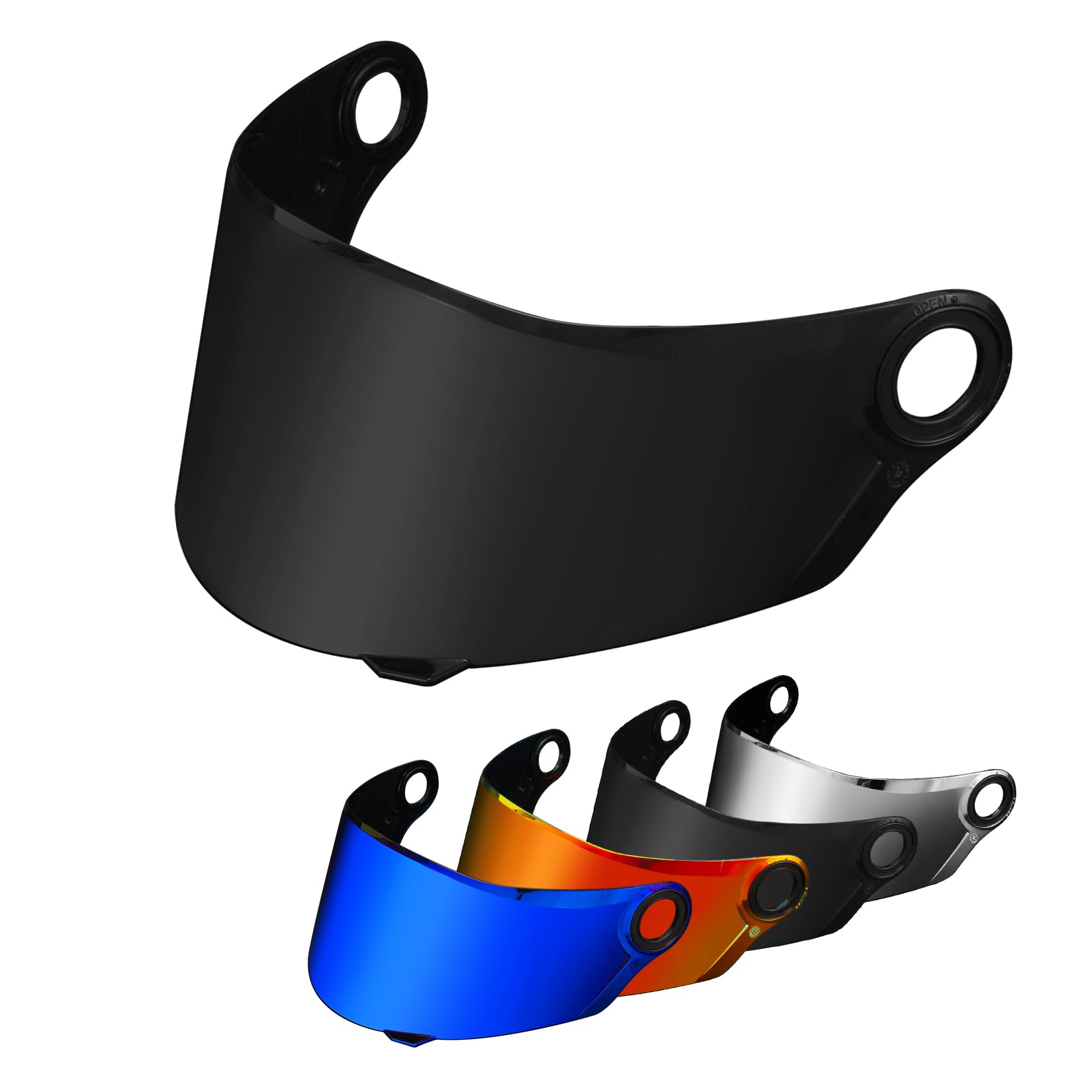 PSLER FF358 Visor Tinted FF396 Helmet Face Shield Visor Replacement for LS2 FF358 FF396,Black