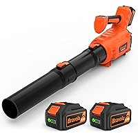 Soffiatore a Batteria, Bravolu Soffiatore Foglie Elettrico