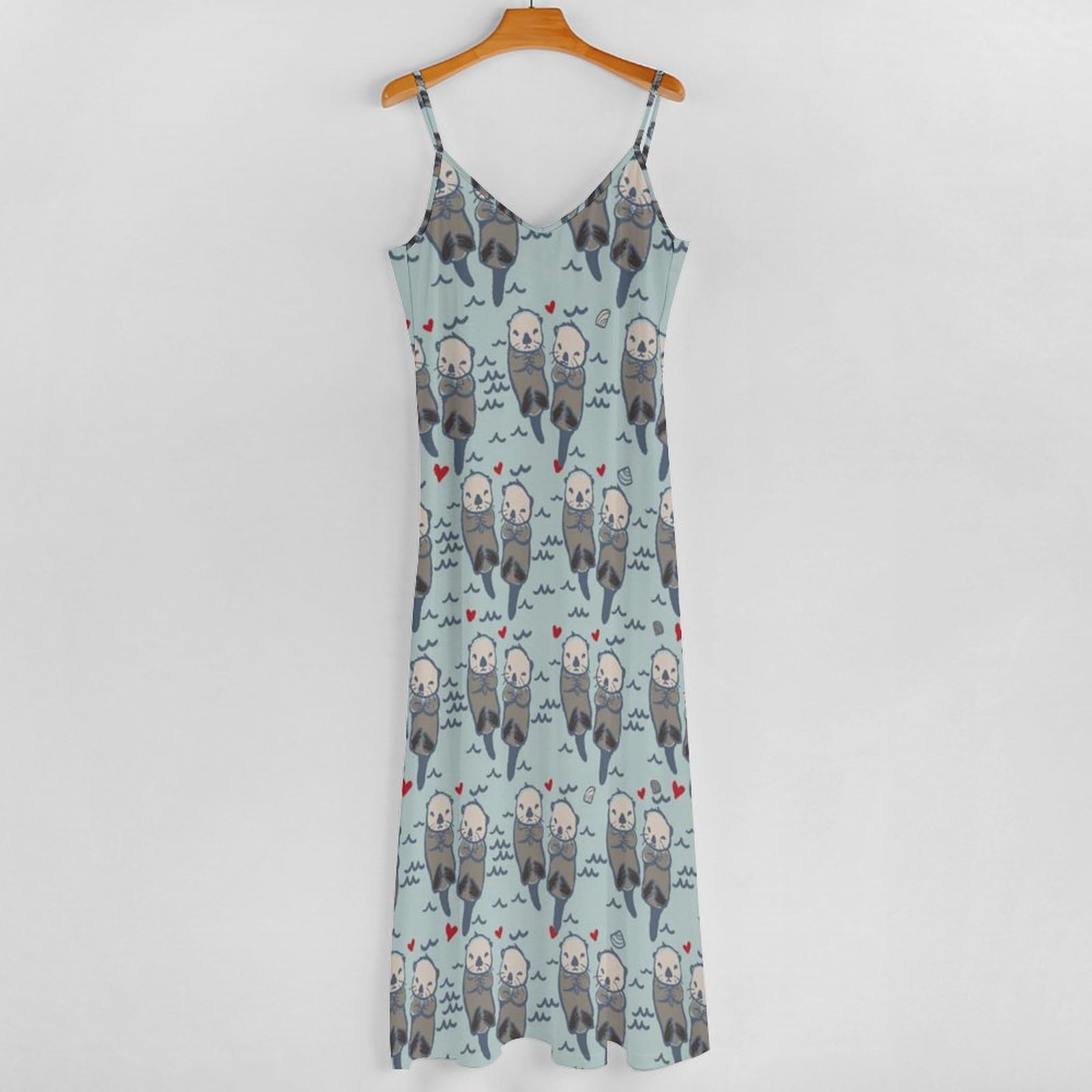 Vestido largo de verano para mujer, vestido de verano a cuadros rojos y negros, vestido de playa con cuello en V y tirantes delgados
