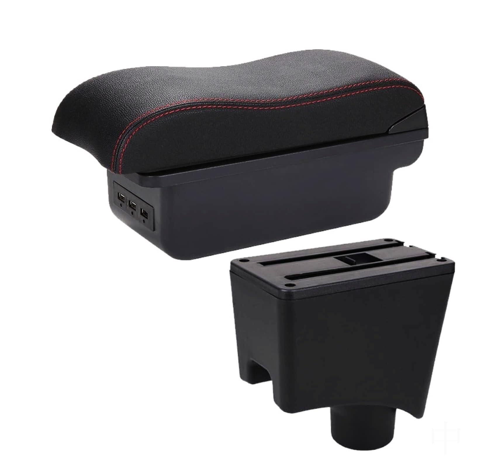 NVCPHGEDEK Car Armrest Storage Box For Nissan For Almera G15 Center Console Armrest Storage For Box