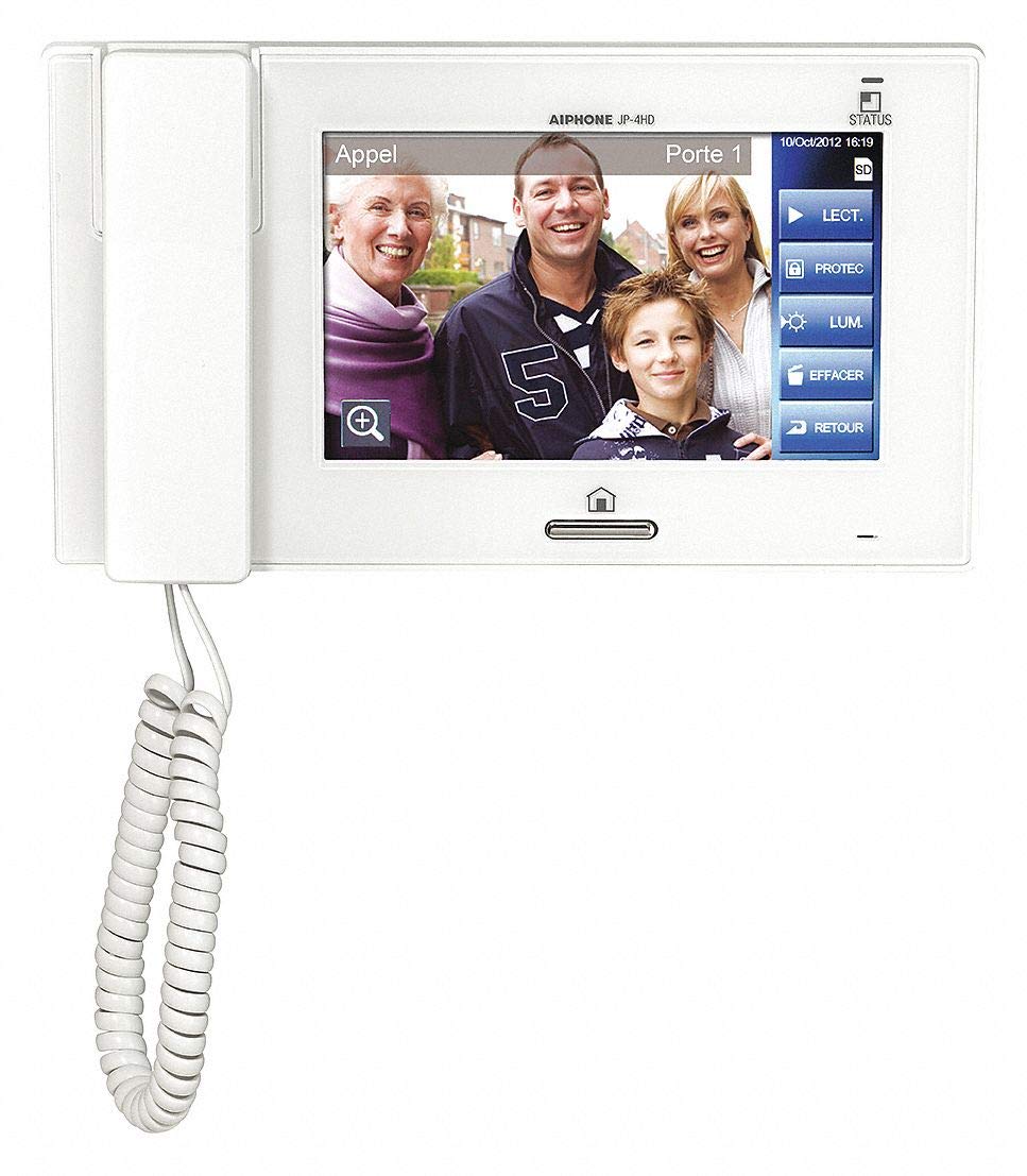 AiphoneJP-4HD 7 Inch TouchScreen HandsetHands-Free Sub Master for JP Series