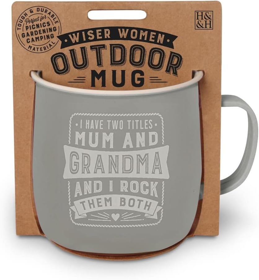 History & Heraldry Personalised Outdoor Mug (Grandma)