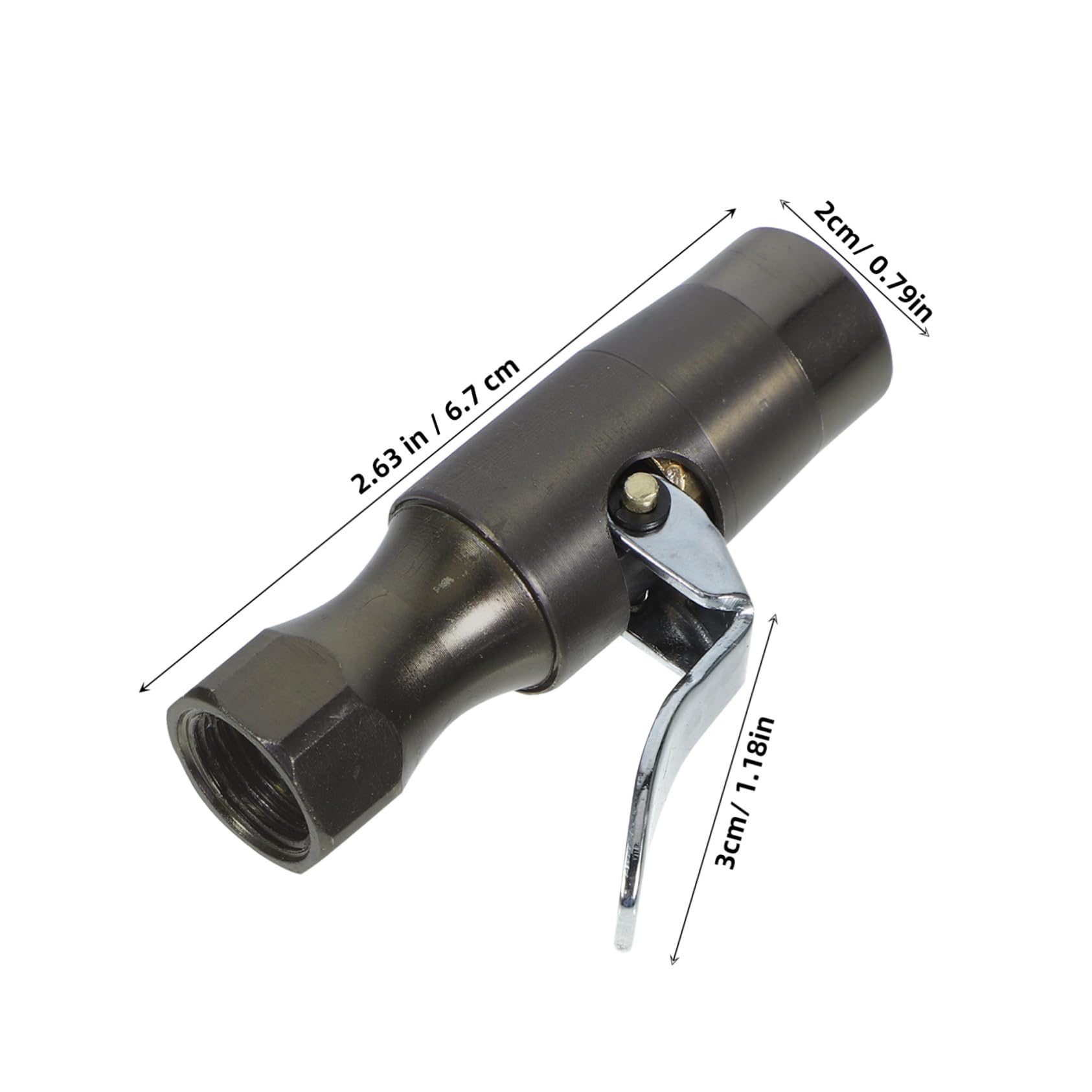 BRIGHTFUFU Tire Air Chuck Adapter Quick Connect Locking Chuck for Car Tires Compatible with Vehicles Lightweight Portable Design for Easy Application Emergencies