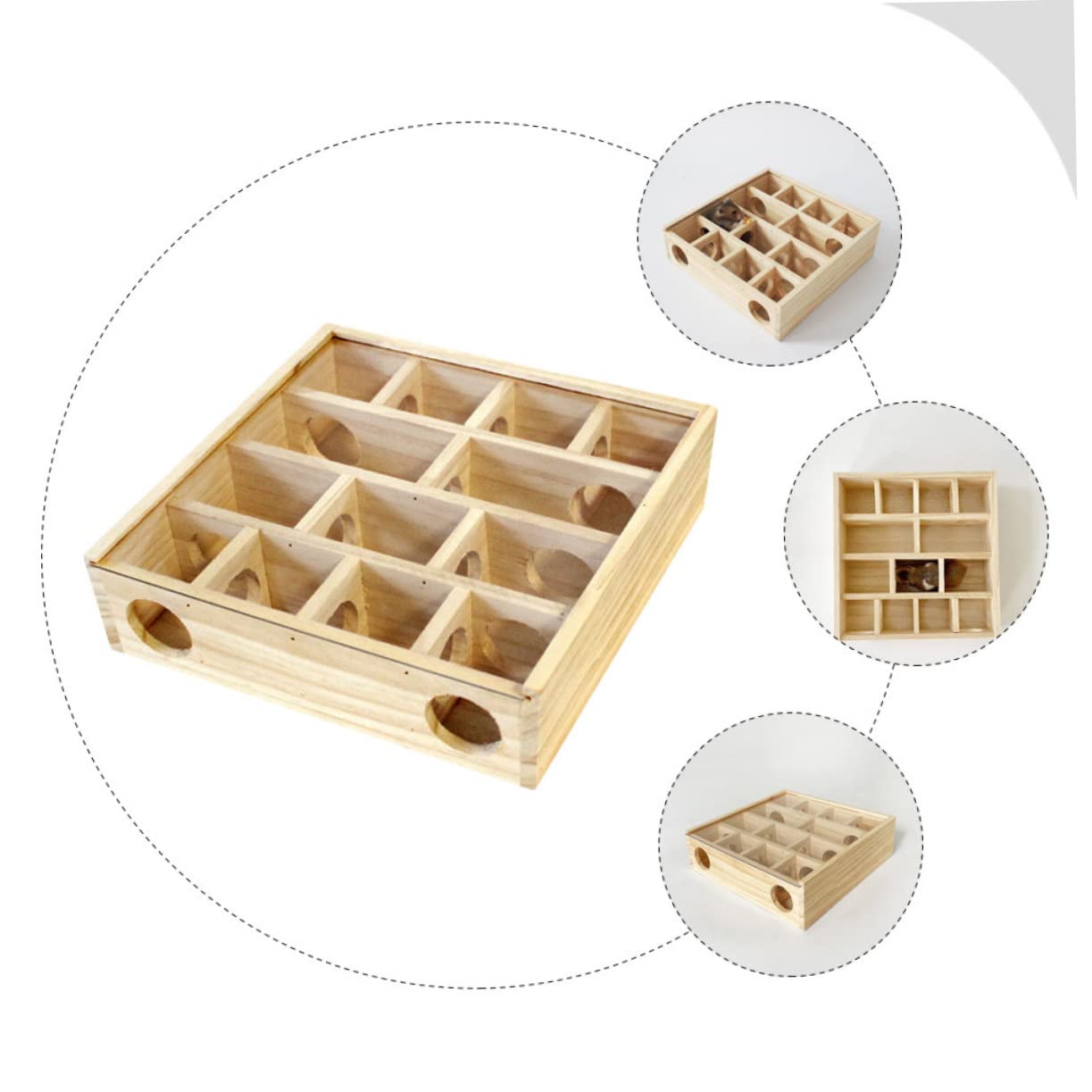 GALPADA Hamsterspielzeug Mehr Stück Mauslabyrinth für Kleintiere Fördert Gesundes Wachstum und Bietet Unterhaltsames Haushaltszubehör für Hamster