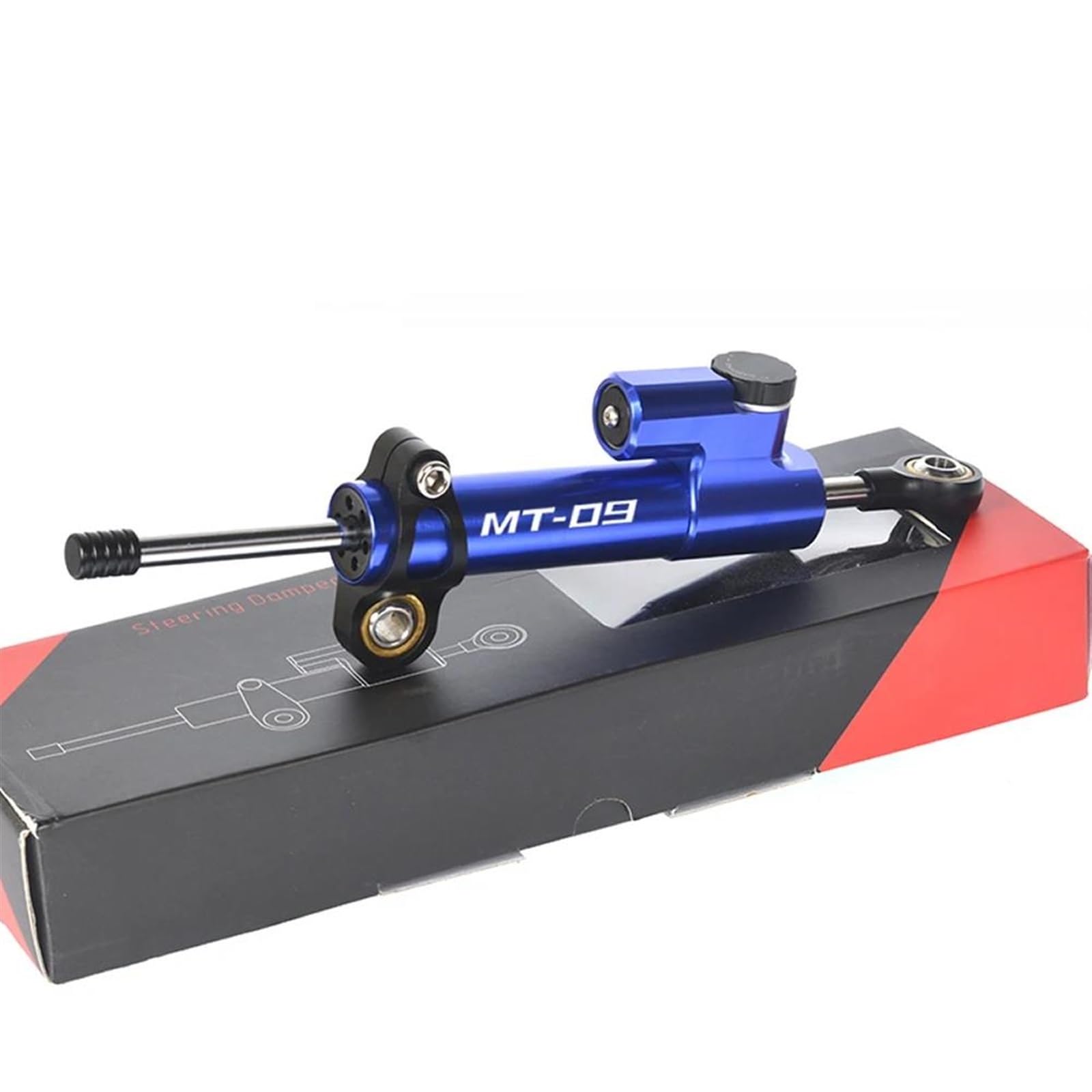 CNC Stabilizzatore Ammortizzatore di Sterzo per Moto per Yamaha MT09 MT-09 2013-2023 2021 2022 Controllo Stabilizzazione dello Sterzo di Sicurezza Regolabile Ammortizzatore(X-2)