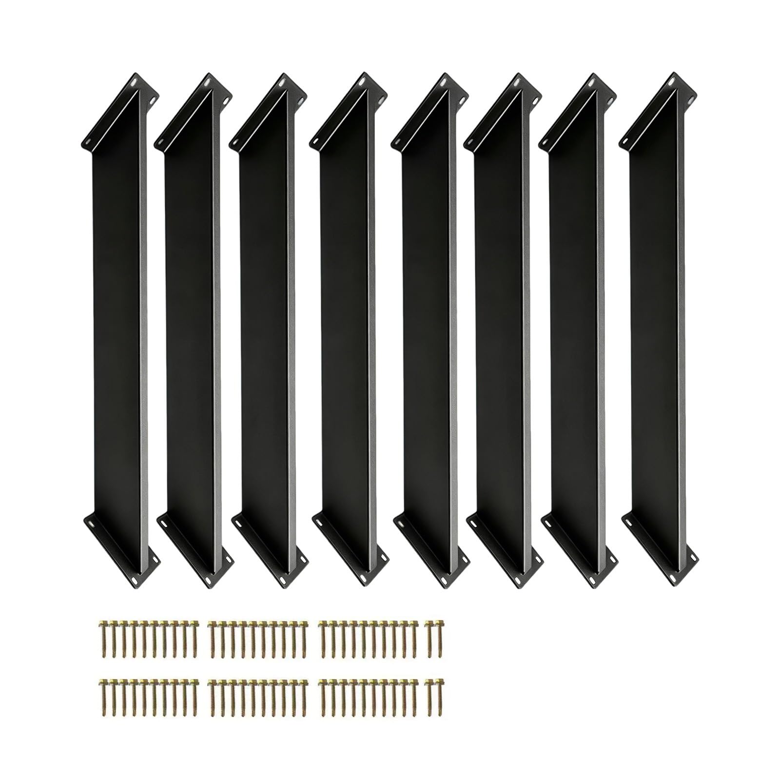 Lzmzmq 8Pcs Steel Sloped Wall Bracing, Corner Braces Inside Joint Bracket