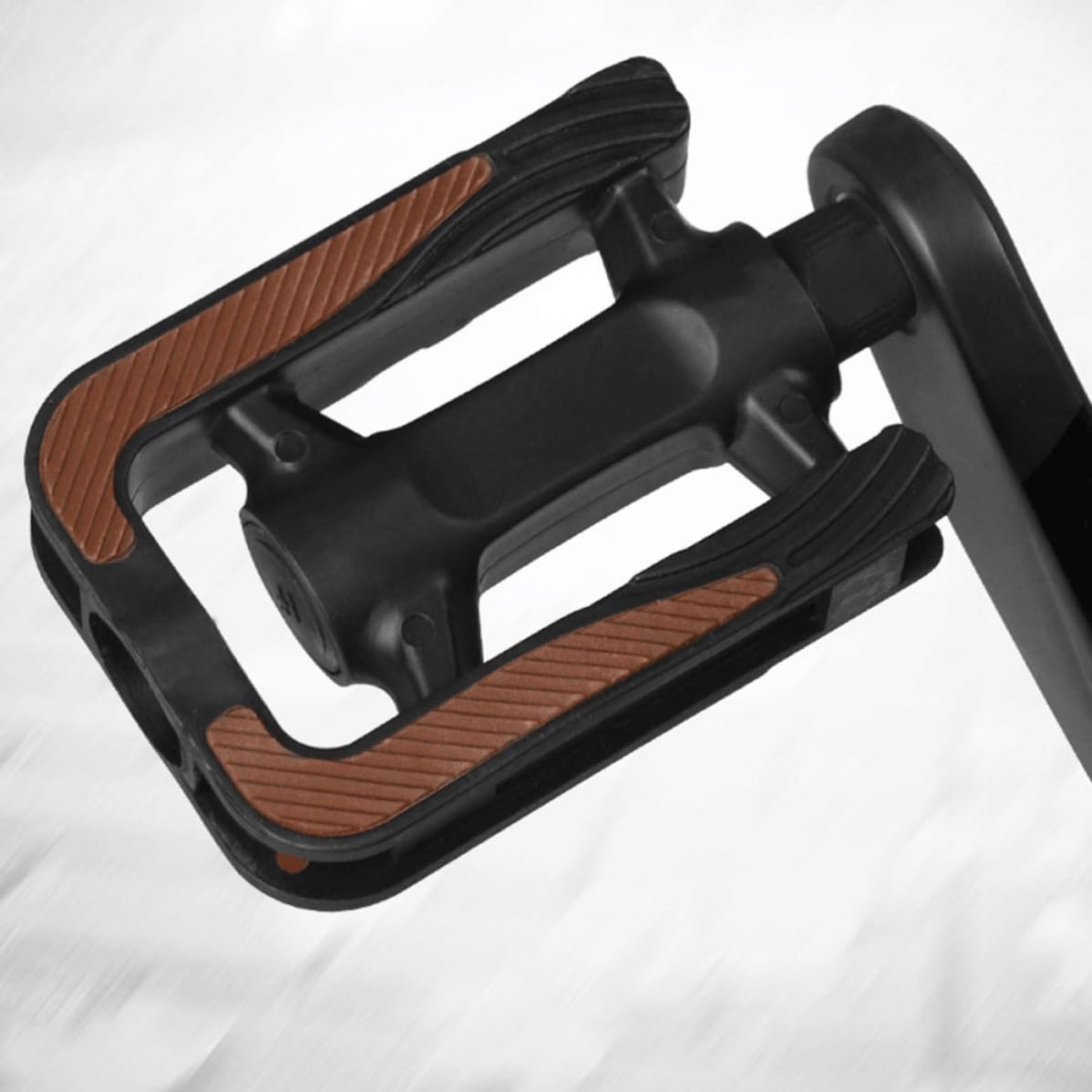 Pedali Bici Antiscivolo Doppio Grip, Cuscinetto Sigillato Nero | Coppia, Struttura in Plastica e Acciaio, Impermeabili, per Mountain Bike e Uso Quotidiano
