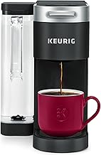 Keurig K-Supreme Single Serve K-Cup Pod Cafeti&egrave;re, Technologie MultiStream, 4 tailles Brew, 66 oz R&eacute;servoir amovible &agrave; double position, Noir