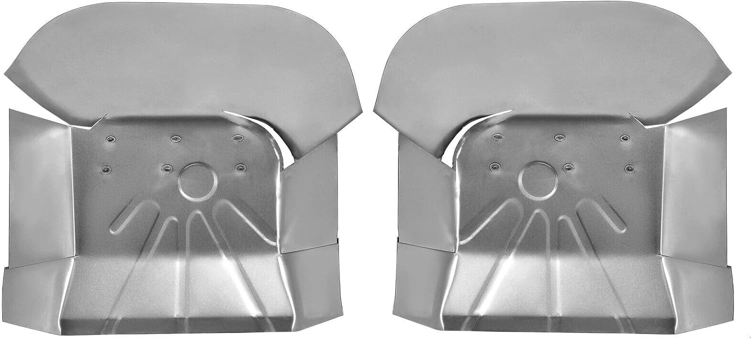 Zinc-Plated Rear Floor Pans Driver & Passenger Side Compatible with 1978-1988 Chevy El Camino Malibu Regal Cutlass Monte Carlo Oldsmobil* Calais Pontiac Grand Prix