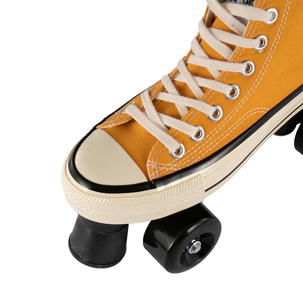 Patins roulettes Toile Quad Roller Skates pour Hommes Et Femmes Roller Quad Adulte Roller 4 Roues Enfant LED Patins à roulettes Artistiques Garçon Fille Retro Design