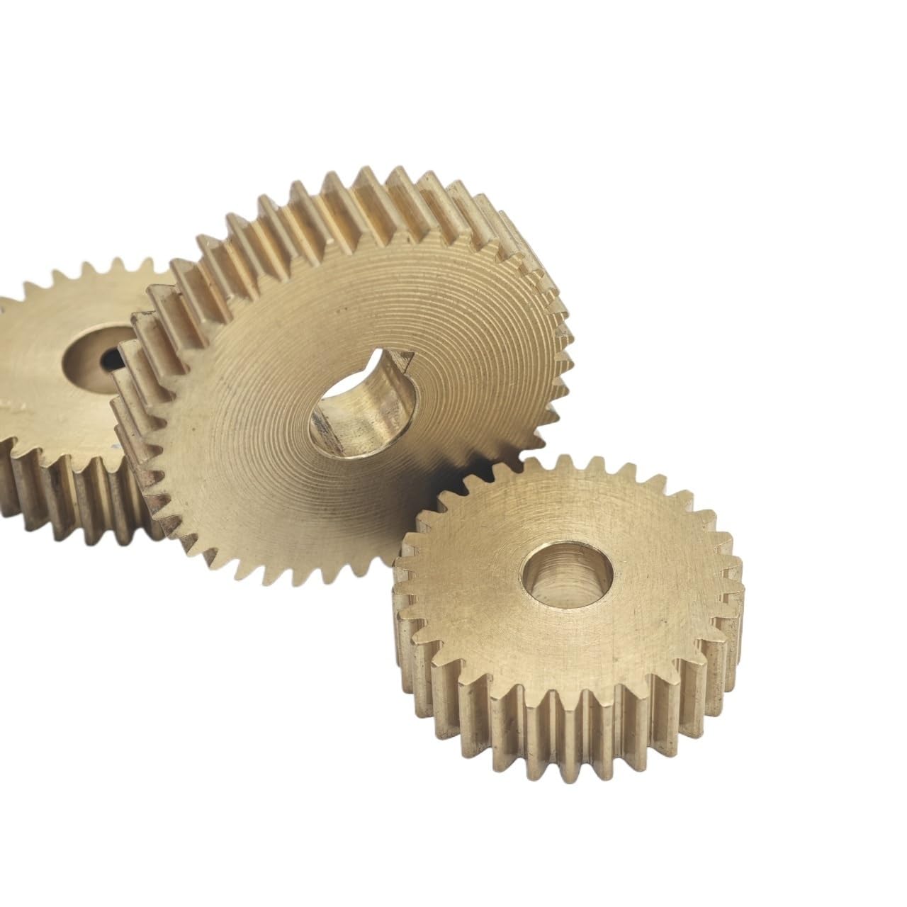 0.6M 69T Brass Spur Gear 42.6mm Diameter 5mm Thickness Cylindrical Transmission Flat Gear Wheel 0.6 Module 69 Teeth Mechanical(7mm bore)
