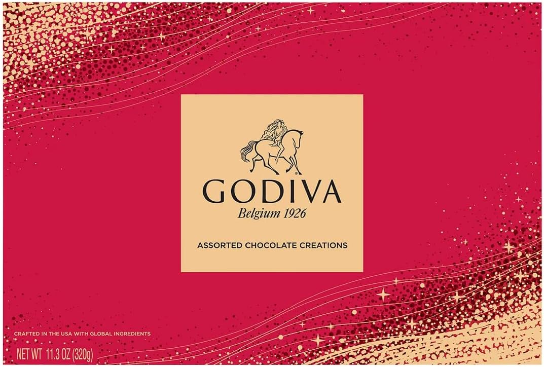 Godiva Belgium Premium Chocolate Variety Assorted Chocolates, 11.3 OZ