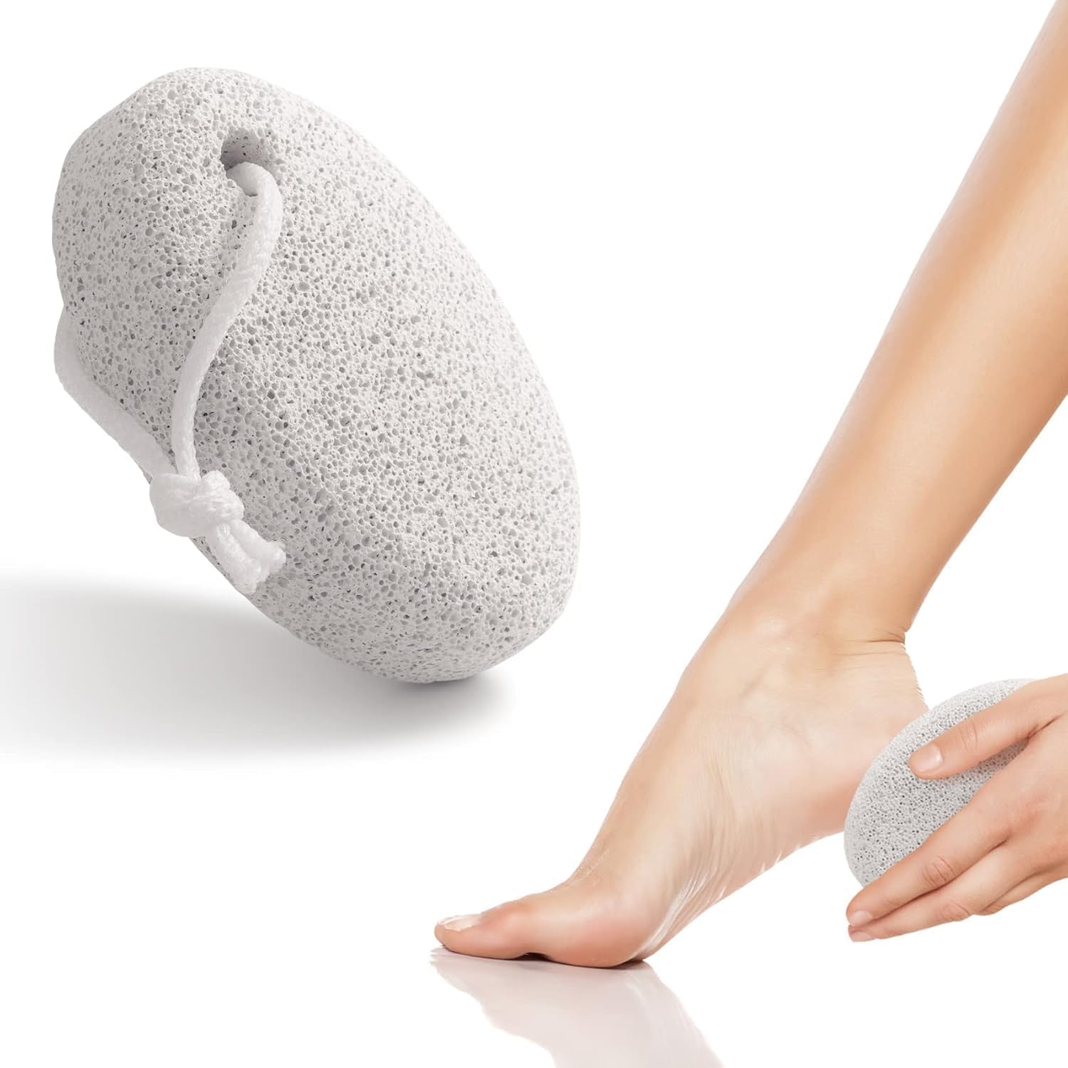 Keli Natural Lava Pumice Stone for Feet and Hands Exfoliation, Body Callus Remover, Foot Scrubber for dead skin dirt remover, Daily Pedicure Routine for both Men and Women (Pack of 1) 1